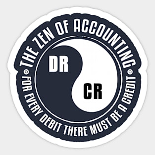 Accountant Accounting student financial graduate gift present Sticker